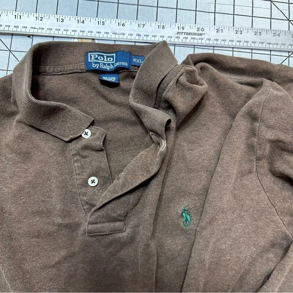 Polo Ralph Lauren sz XXL long sleeve polo A36
